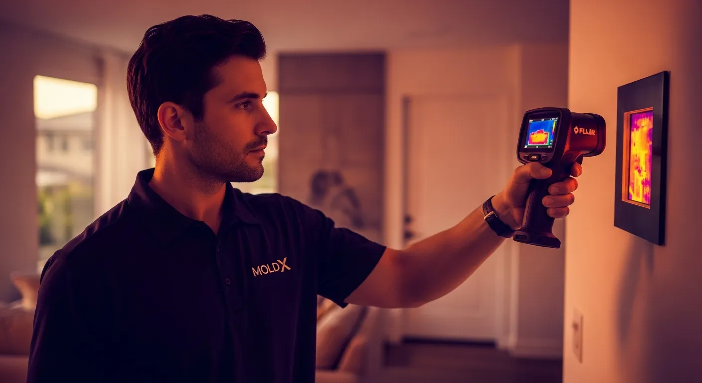 Inspector with thermal camera